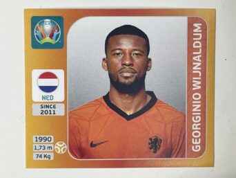 284. Georginio Wijnaldum (Netherlands) - Euro 2020 Stickers