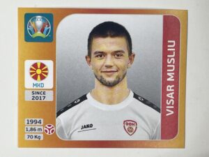 293. Visar Musliu (North Macedonia) - Euro 2020 Stickers