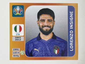 30. Lorenzo Insigne (Italy) - Euro 2020 Stickers