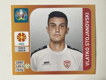 307. Vlatko Stojanovski (North Macedonia) - Euro 2020 Stickers