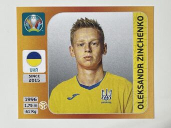 339. Oleksandr Zinchenko (Ukraine) - Euro 2020 Stickers