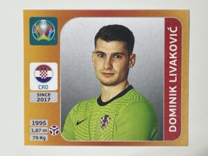 348. Dominik Livaković (Croatia) - Euro 2020 Stickers