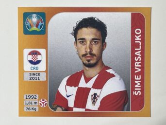 356. Šime Vrsaljko (Croatia) - Euro 2020 Stickers