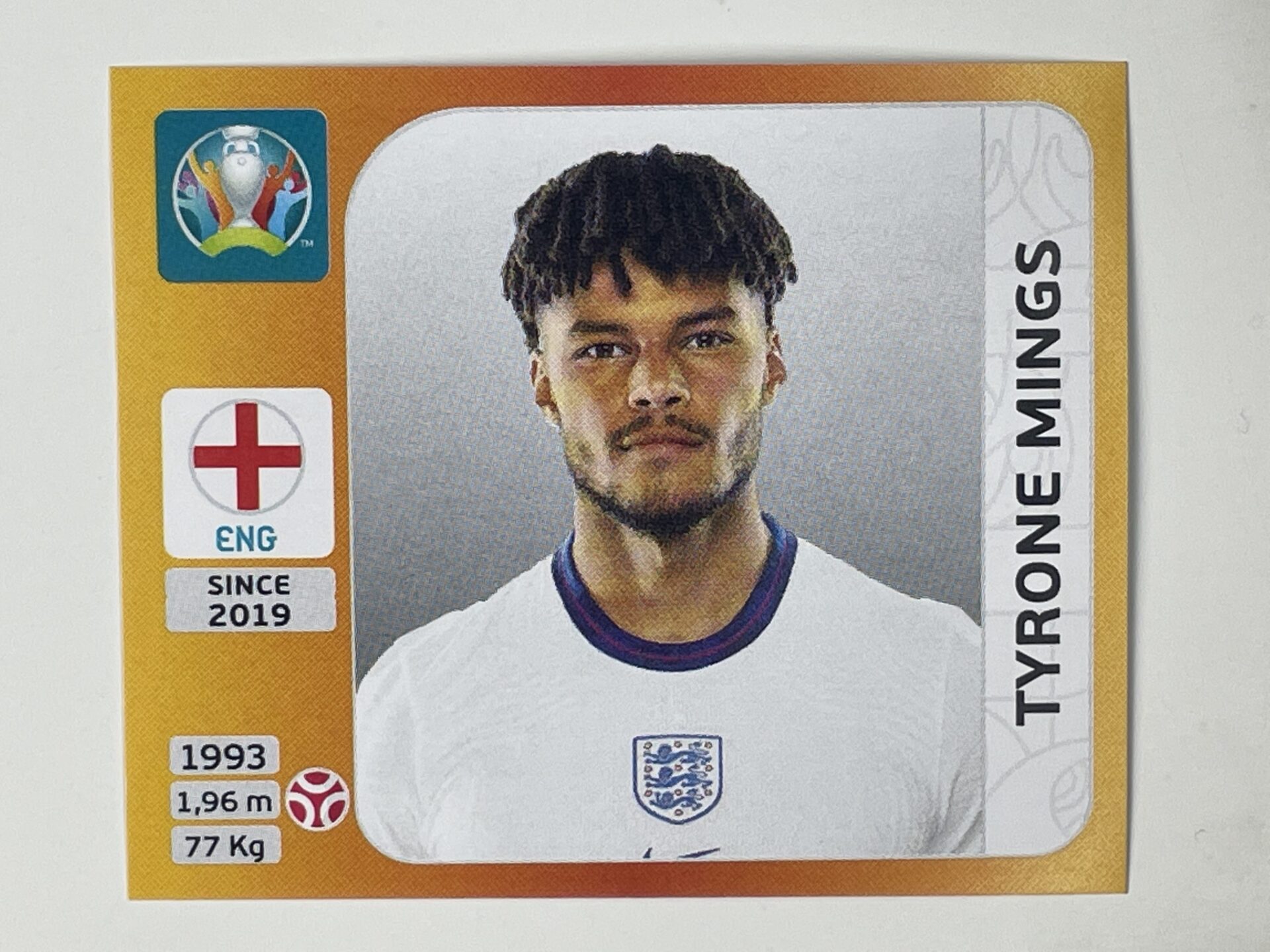 Panini EM EURO 2020 Tournament 2021 Sticker 408 Tyrone Mings England 