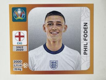 412. Phil Foden (England) - Euro 2020 Stickers