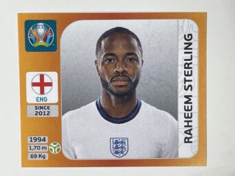 421. Raheem Sterling (England) - Euro 2020 Stickers