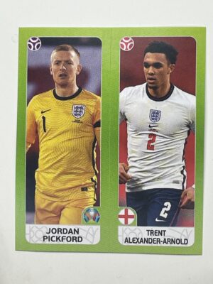 422a:b. Jordan Pickford & Trent Alexander-Arnold (England) - Euro 2020 Stickers