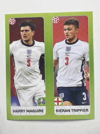 423a:b. Harry Maguire & Kieran Trippier (England) - Euro 2020 Stickers