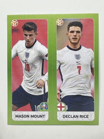 425a:b. Mason Mount & Declan Rice (England) - Euro 2020 Stickers
