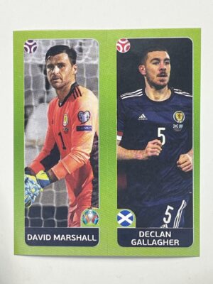 428a:b. David Marshall & Declan Gallagher (Scotland) - Euro 2020 Stickers