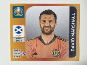 435. David Marshall (Scotland) - Euro 2020 Stickers