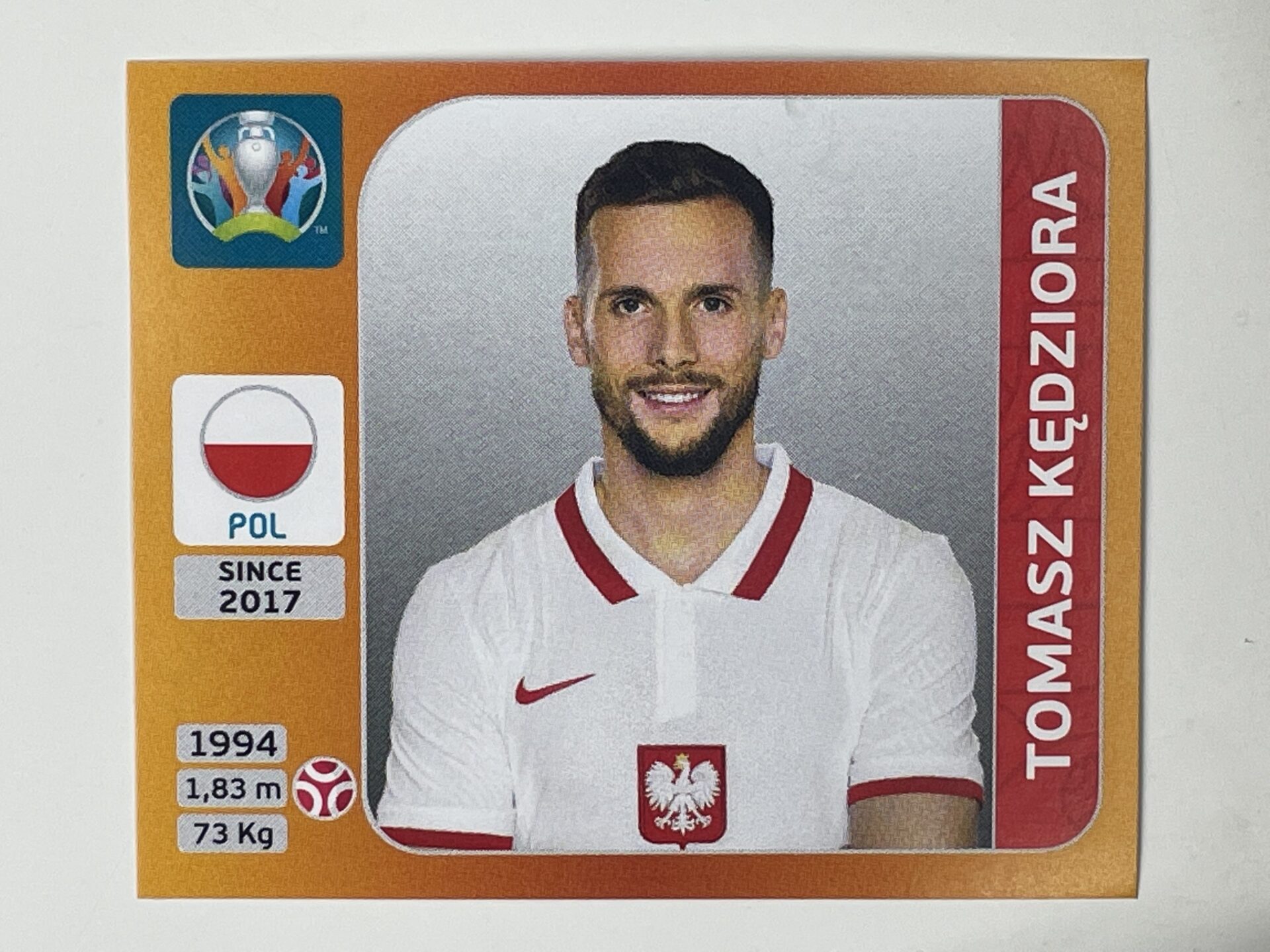 Panini Euro EM 2020 Preview Sticker Polen POL 14 Tomasz Kedziora 