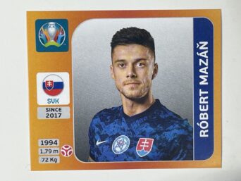 496. Róbert Mazáň (Slovakia) - Euro 2020 Stickers