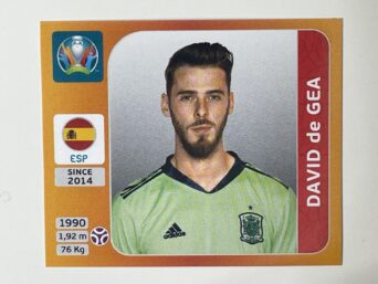 515. David de Gea (Spain) - Euro 2020 Stickers