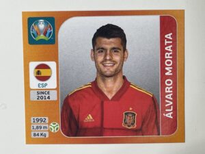 530. Álvaro Morata (Spain) - Euro 2020 Stickers