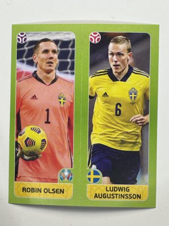 540a:b. Robin Olsen & Ludwig Augustinsson (Sweden) - Euro 2020 Stickers