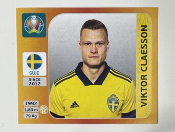 556. Viktor Claesson (Sweden) - Euro 2020 Stickers