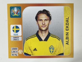 557. Albin Ekdal (Sweden) - Euro 2020 Stickers