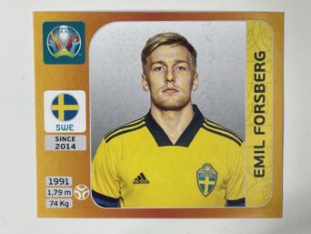 558. Emil Forsberg (Sweden) - Euro 2020 Stickers
