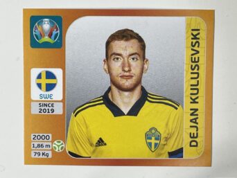 565. Dejan Kulusevski (Sweden) - Euro 2020 Stickers