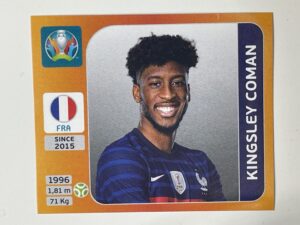 587. Kingsley Coman (France) - Euro 2020 Stickers