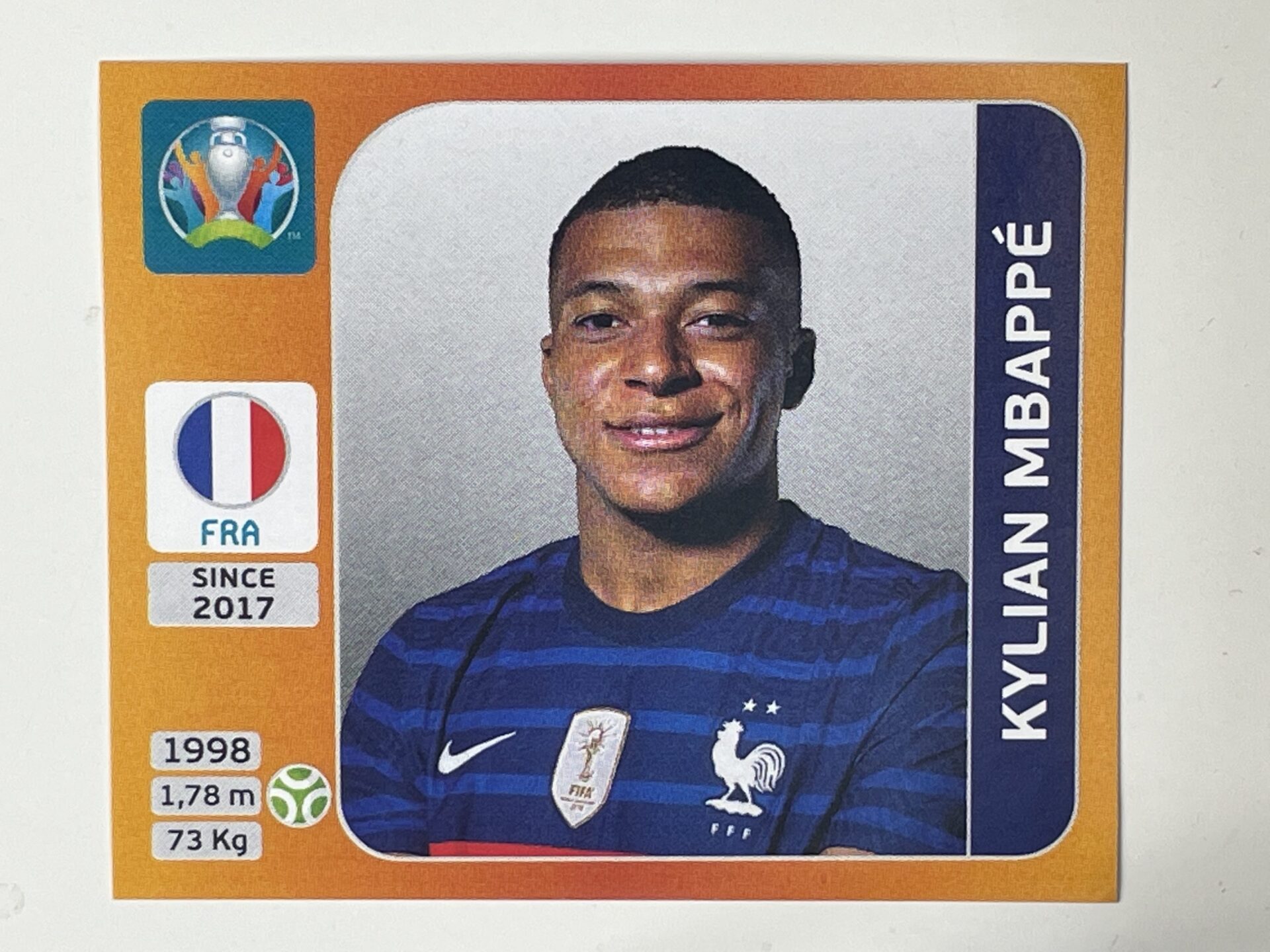 591 Kylian Mbappe Panini EURO EM UEFA 2020 Tournament Edition Sticker Nr