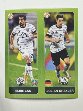 600a:b. Emre Can & Julian Draxler (Germany) - Euro 2020 Stickers