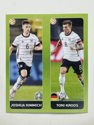 602a:b. Joshua Kimmich & Toni Kroos (Germany) - Euro 2020 Stickers