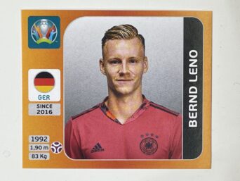 606. Bernd Leno (Germany) - Euro 2020 Stickers