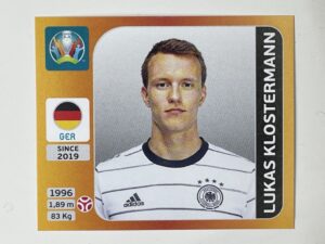 609. Lukas Klostermann (Germany) - Euro 2020 Stickers