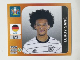 622. Leroy Sané (Germany) - Euro 2020 Stickers
