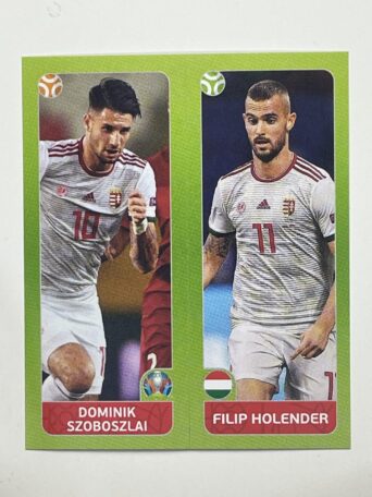 650a:b. Dominik Szoboszlai & Filip Holender (Hungary) - Euro 2020 Stickers