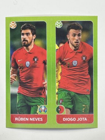 656a:b. Rúben Neves & Diogo Jota (Portugal) - Euro 2020 Stickers