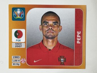 665. Pepe (Portugal) - Euro 2020 Stickers