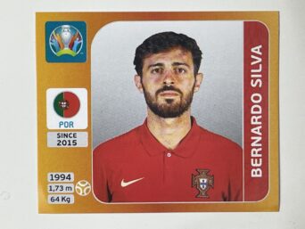 668. Bernardo Silva (Portugal) - Euro 2020 Stickers