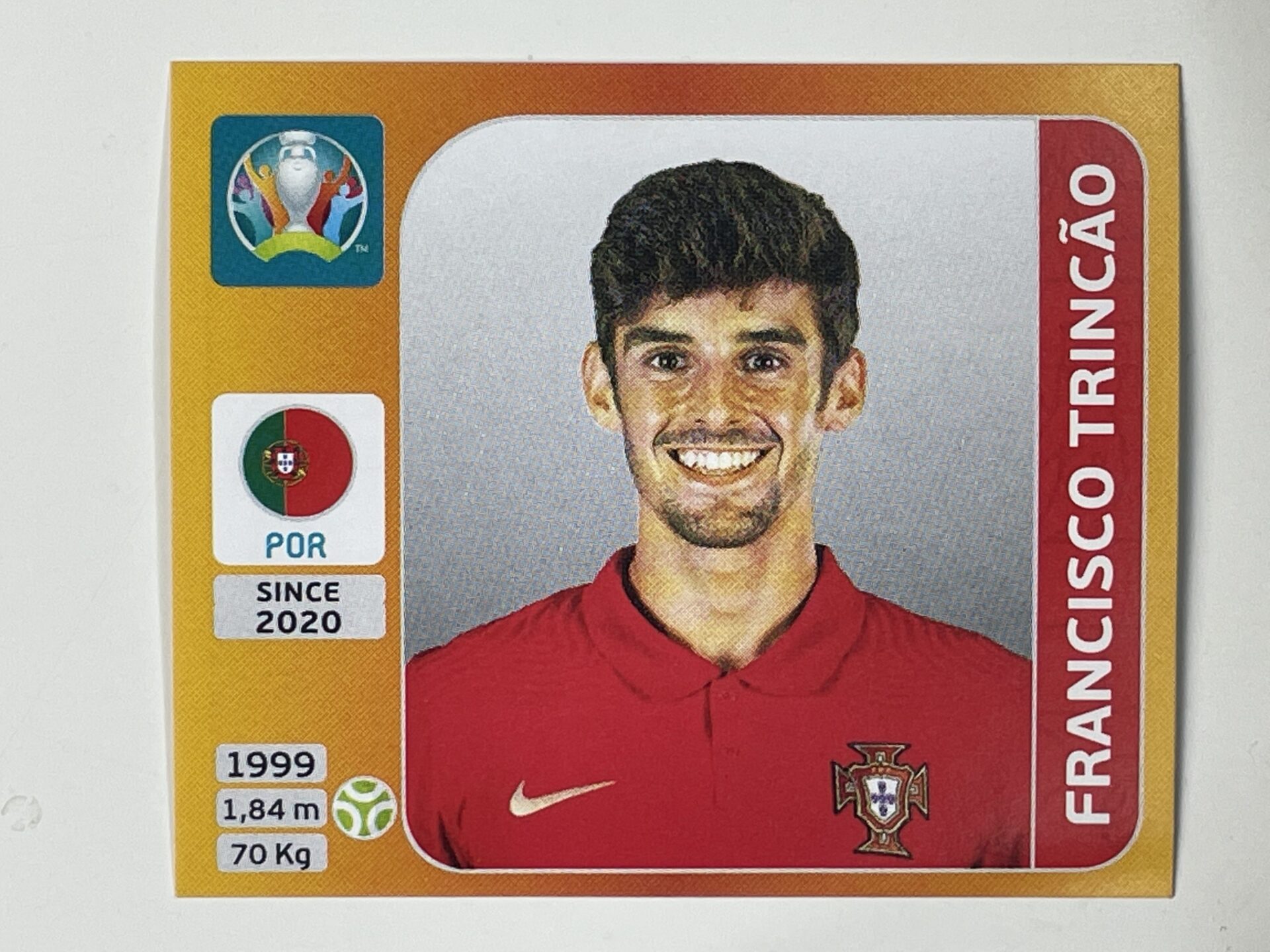 Panini EM EURO 2020 Tournament 2021 Sticker 678 Francisco Trincao Portugal 