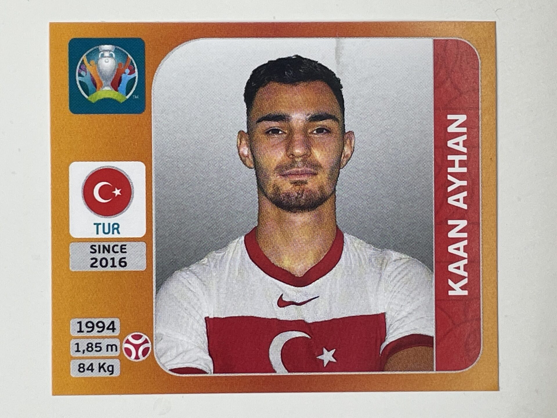 Panini Euro EM 2020-2021 Tournament Edition Sticker Nr 68 Kaan Ayhan 