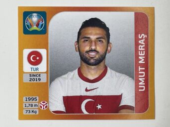 72. Umut Meraş (Turkey) - Euro 2020 Stickers