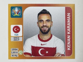 82. Kenan Karaman (Turkey) - Euro 2020 Stickers