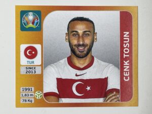 83. Cenk Tosun (Turkey) - Euro 2020 Stickers