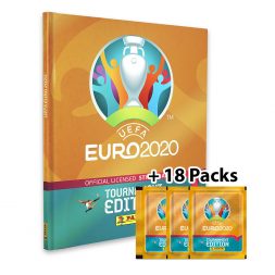 Hardback Album + 18 Packs - Panini UEFA Euro 2020 Stickers