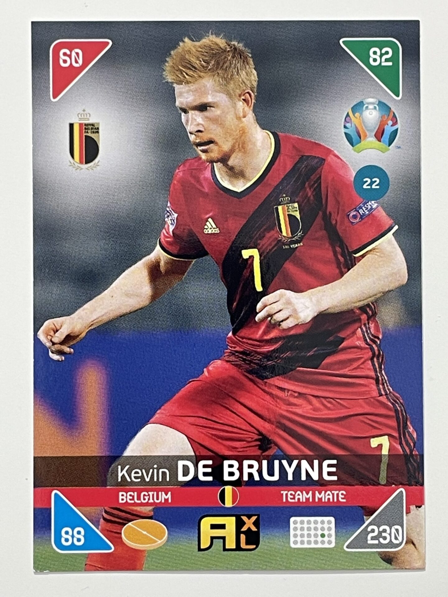 Limited Edition Panini Adrenalyn Road to EURO EM 2020 Kevin de Bruyne 