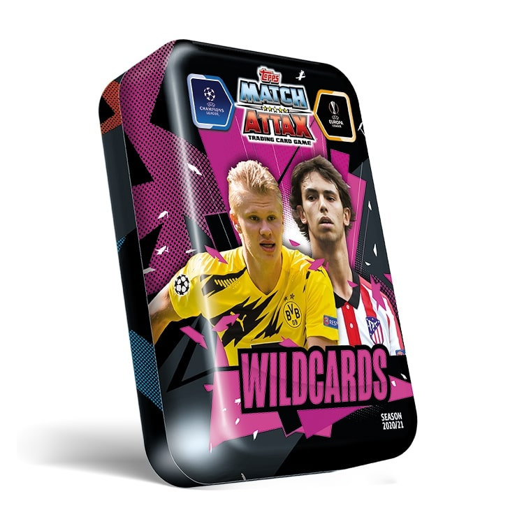 Wildcards Topps Champions League Trading Cards 2020//21-1 Tin Box