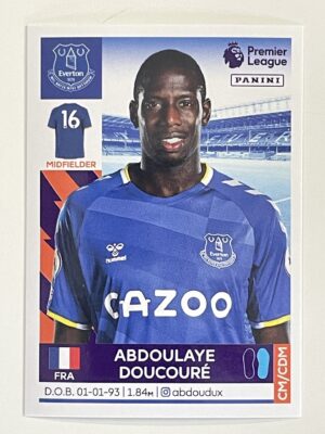 Abdoulaye Doucoure Everton Panini Premier League 2022 Football Sticker