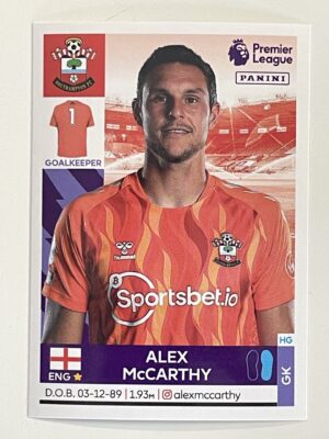 Alex McCarthy Southampton Panini Premier League 2022 Football Sticker