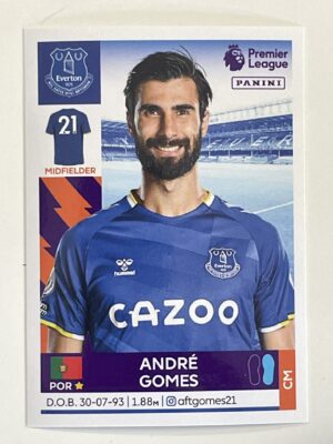 Andre Gomes Everton Panini Premier League 2022 Football Sticker