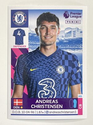 Andreas Christensen Chelsea Panini Premier League 2022 Football Sticker