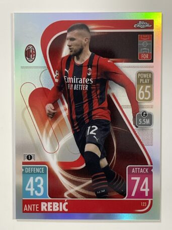 Ante Rebic Refractor Topps Match Attax Chrome 2021 2022