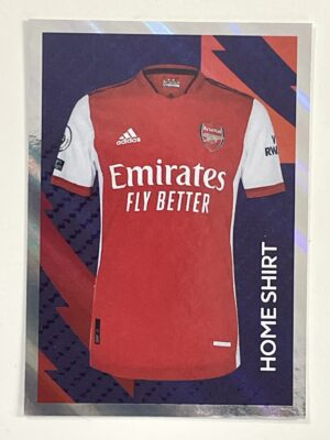 Arsenal Home Shirt Panini Premier League 2022 Football Stickers