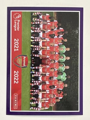 Arsenal Team Photo Panini Premier League 2022 Football Sticker
